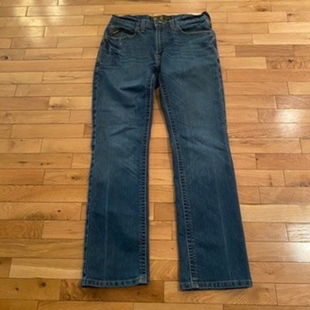 Ariat Rebar M5 Straight Leg Jeans Medium Wash Denim Blue 32x30